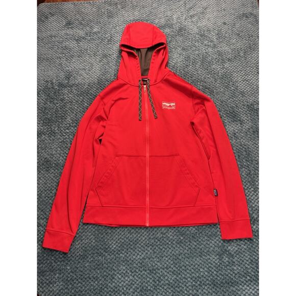 Patagonia Mens Zip Up Sweater Medium Red - Picture 1 of 7